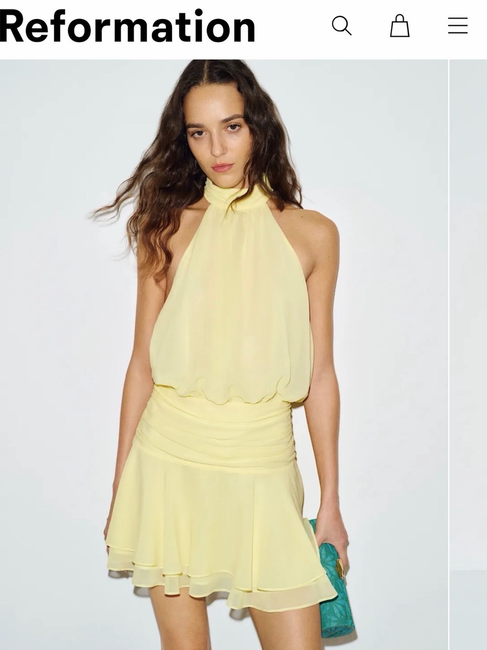 Reformation Karla Mini Dress